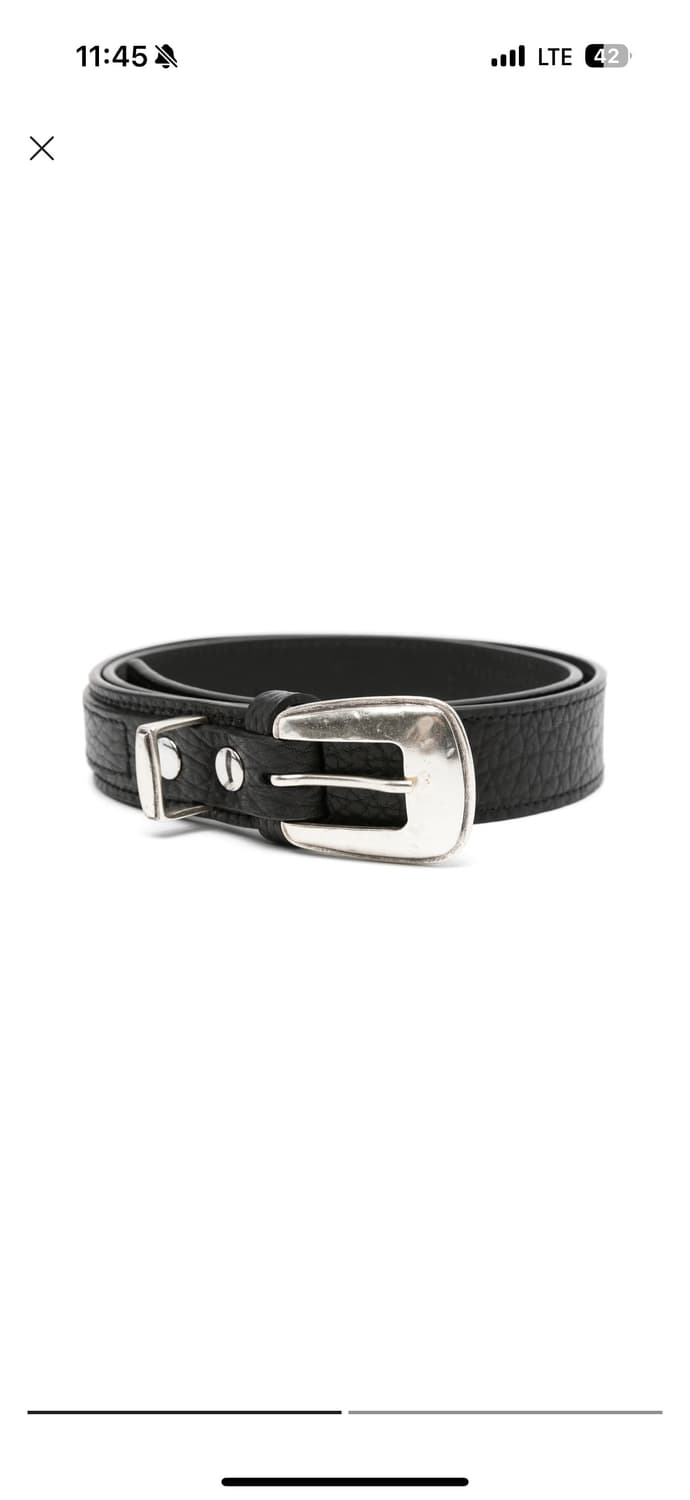 르메르 웨스턴벨트 블랙 85 25fw 카우레더 상품이미지1