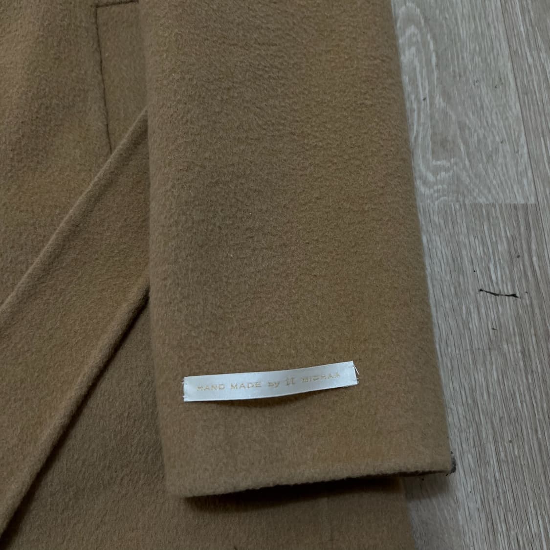 잇미샤 여성 캐시미어 블렌드 핸드메이드 트렌치코트  상품이미지4