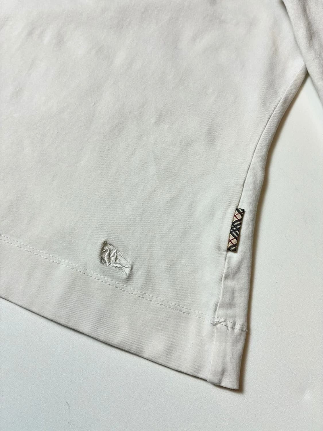 버버리 00's 노바체크 트리밍 카라 롱 슬리브 PN8651 상품이미지5