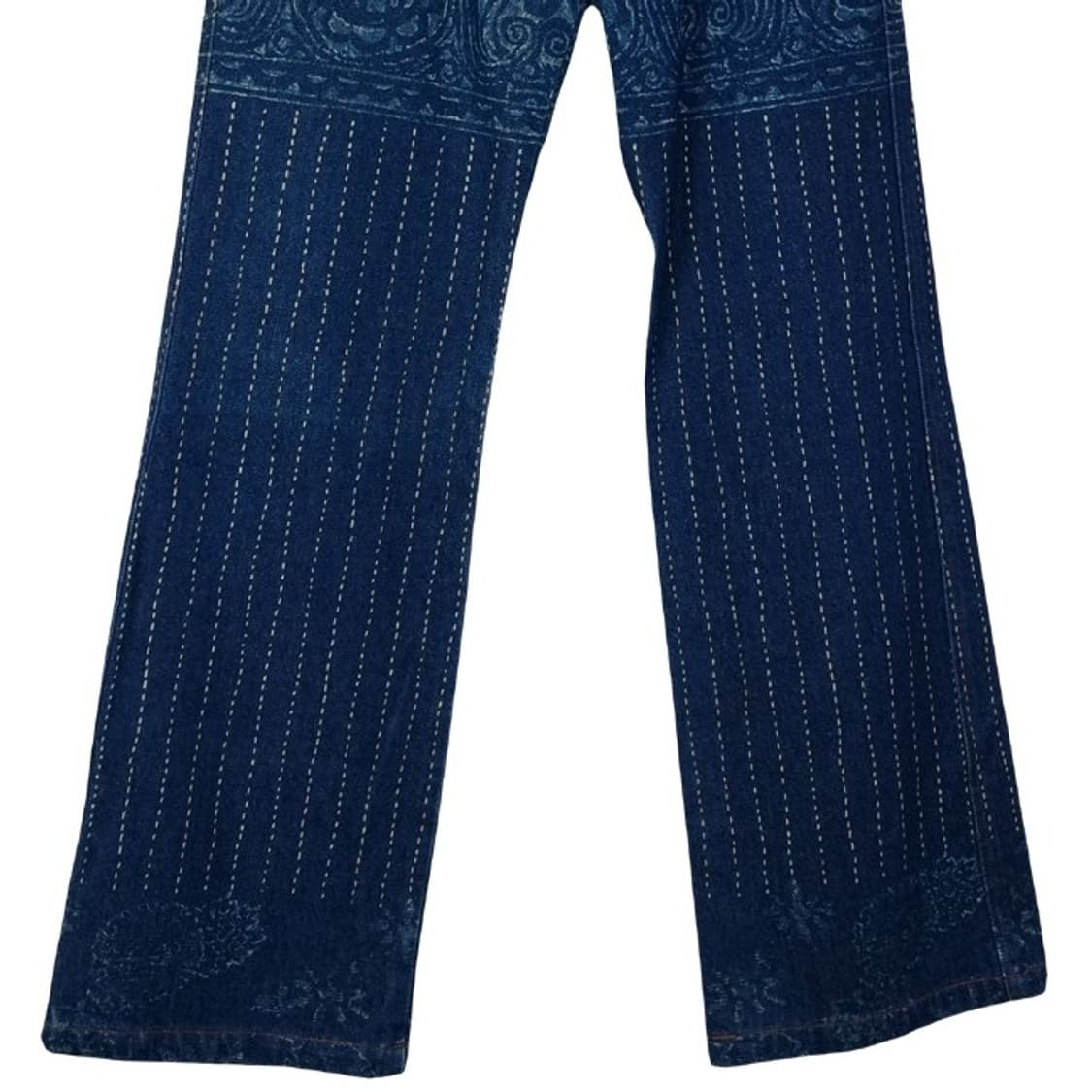 [장폴고티에] 아카이브 에스닉 패턴 플레어 데님 팬츠 청바지 P01330 상품이미지5