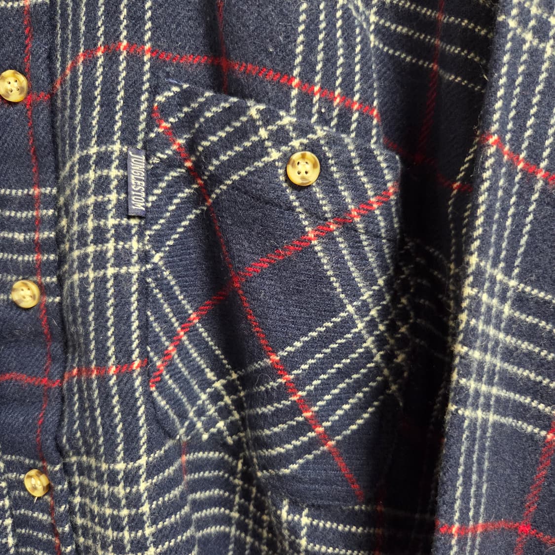 Jungle Storm 플란넬 체크 셔츠 L(100) 상품이미지5