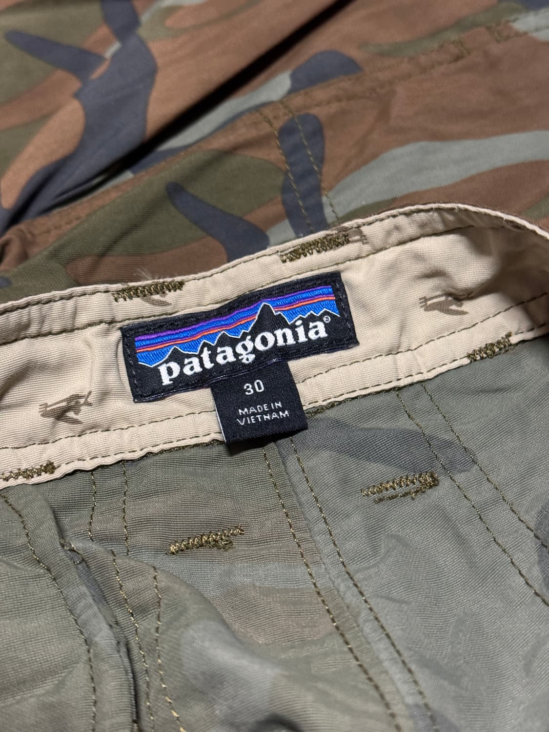 파타고니아 쇼츠 반바지 카모 30 상품이미지4