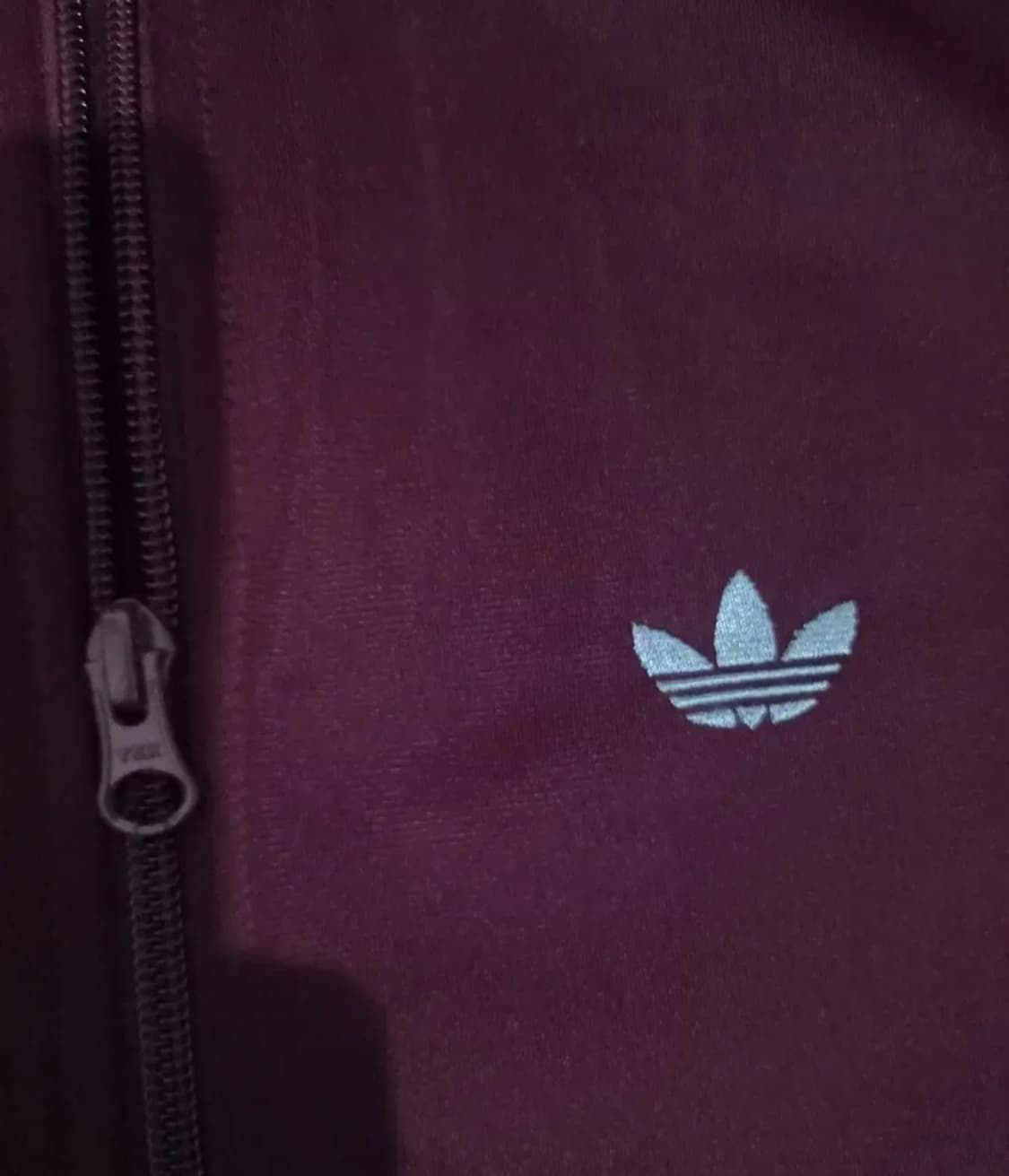 아디다스 BB트랙탑 마룬 와인 버건디 저지 져지집업 95/M 상품이미지3