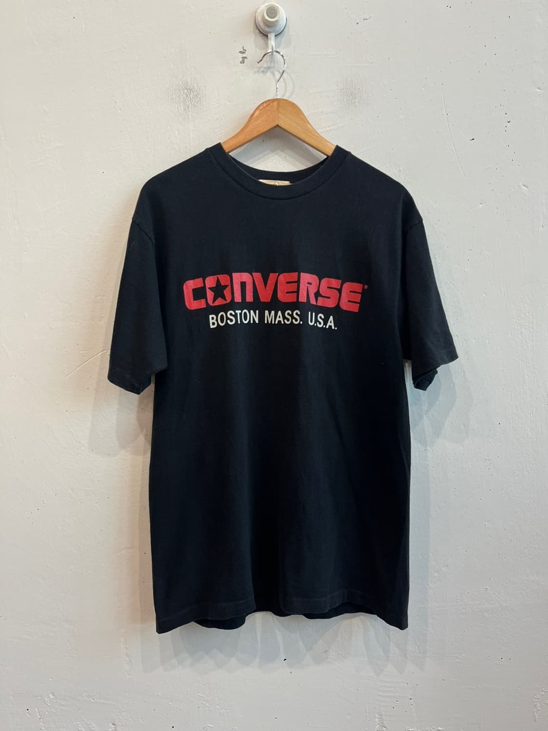 CONVERSE 컨버스 로고 반팔 티셔츠 Made in JAPAN 상품이미지1