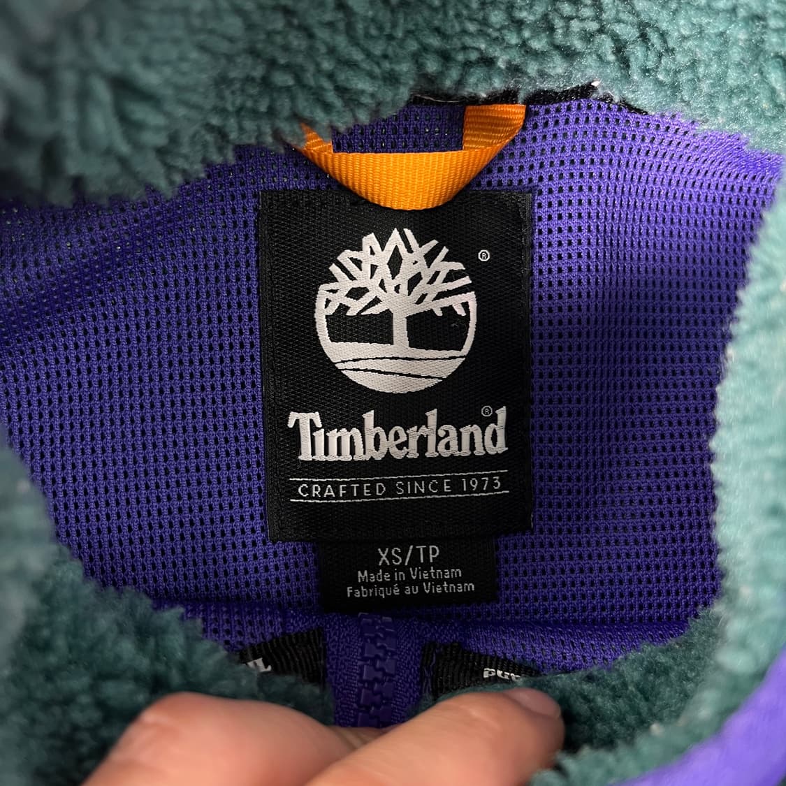 95 팀버랜드 양털 플리즈 집업 상품이미지3