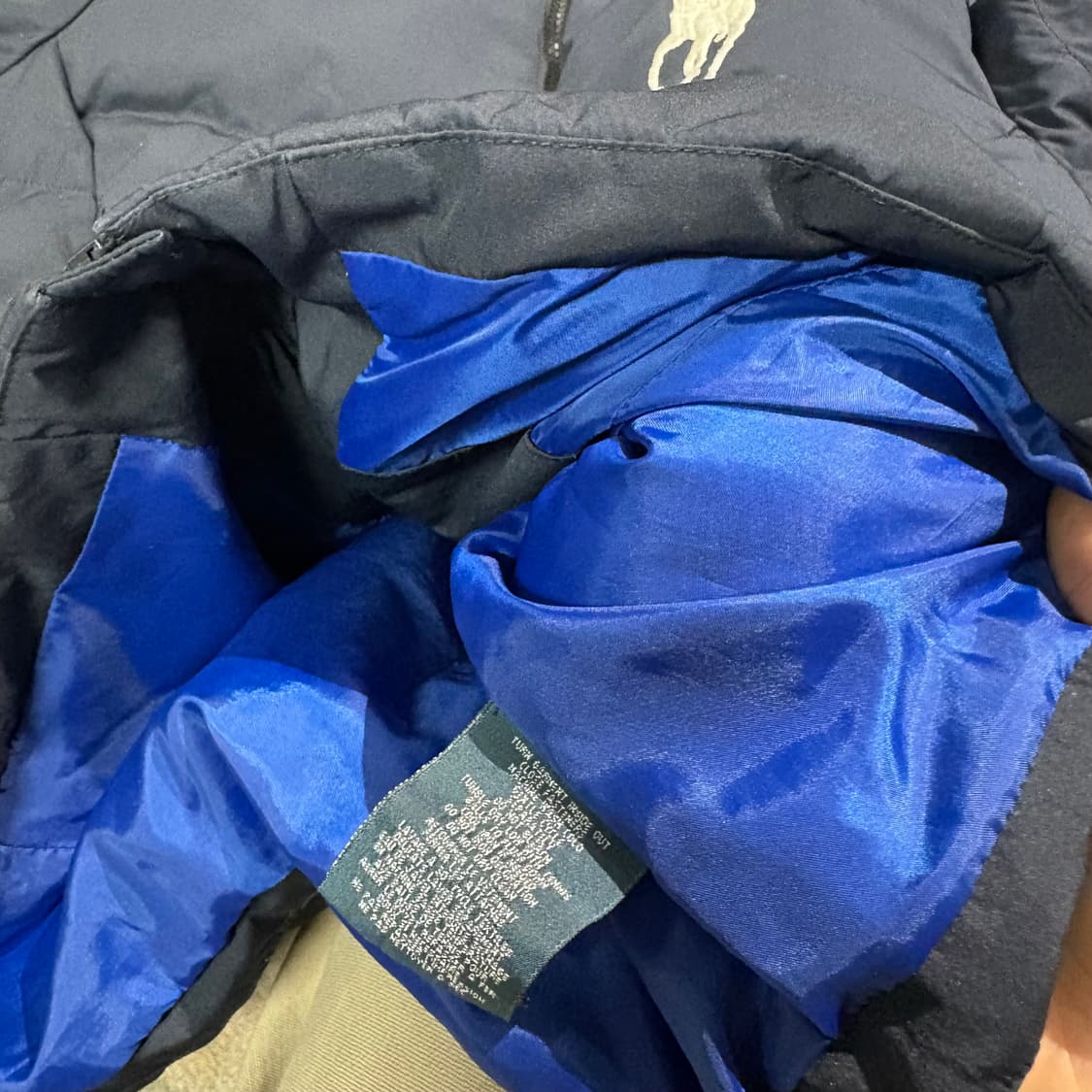 폴로 빅포니 빈티지 후드패딩 상품이미지4