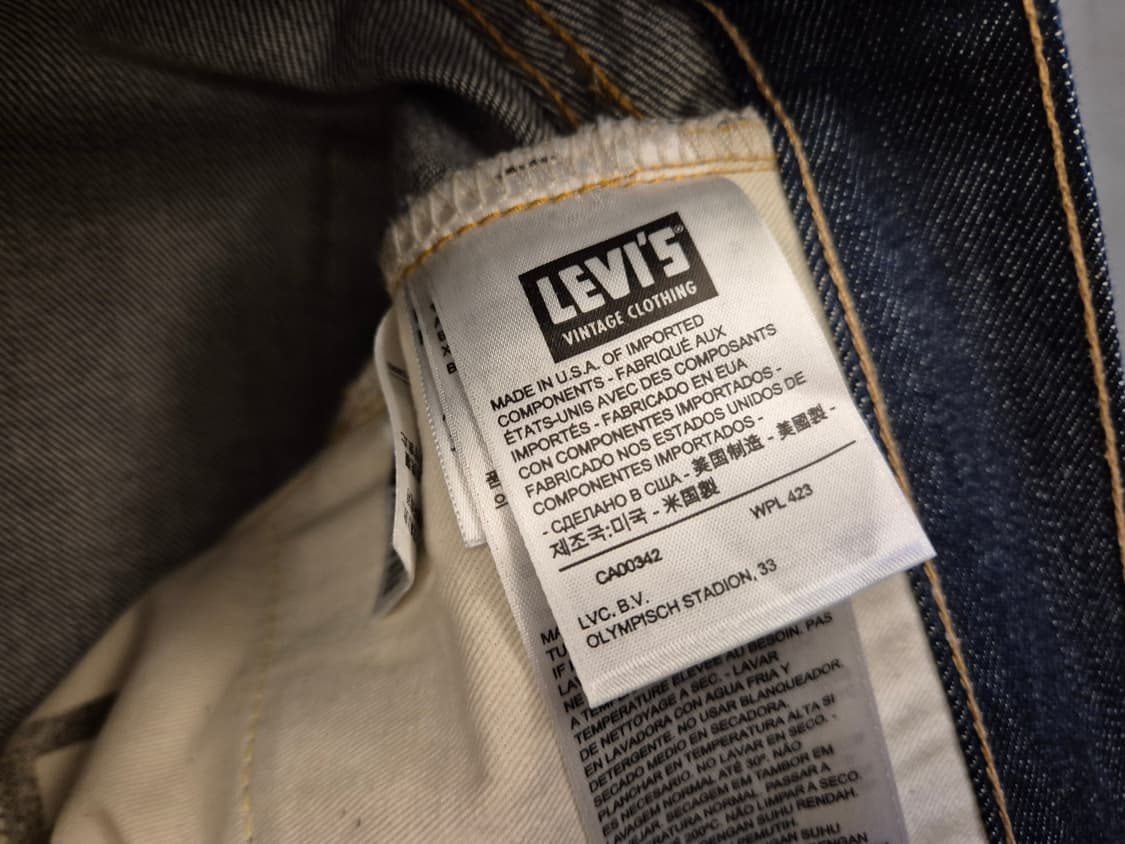 리바이스LVC 501xx 셀비지 데님 팬츠 상품이미지9