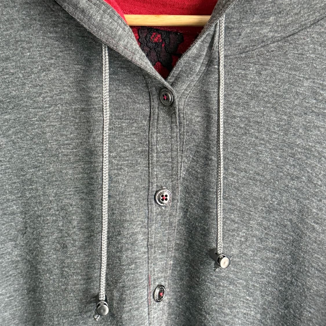 숲 도서관의 니트 후드 가디건 상품이미지4