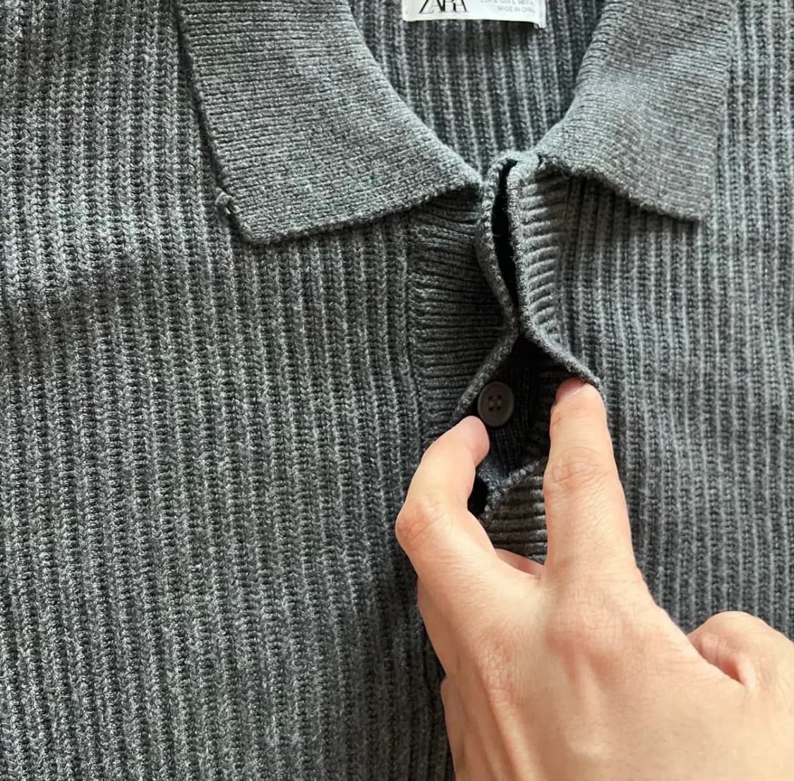 [ZARA] 자라 골지 카라 니트 상품이미지2