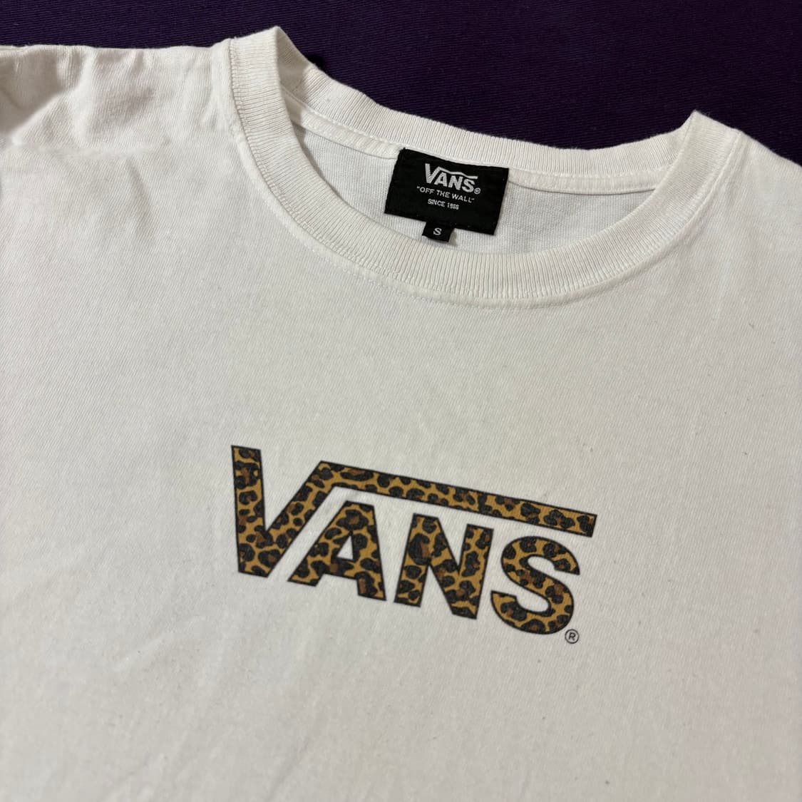 VANS Leopard Logo Tee 상품이미지1