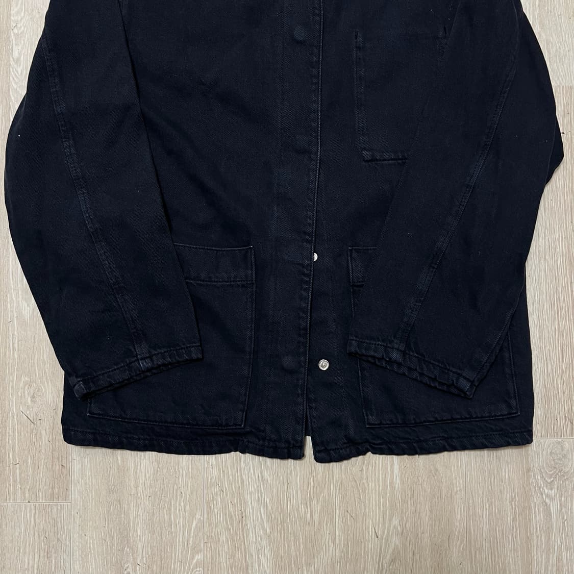 자라 스탠다드 코튼 트러커 자켓 XS/85  상품이미지3