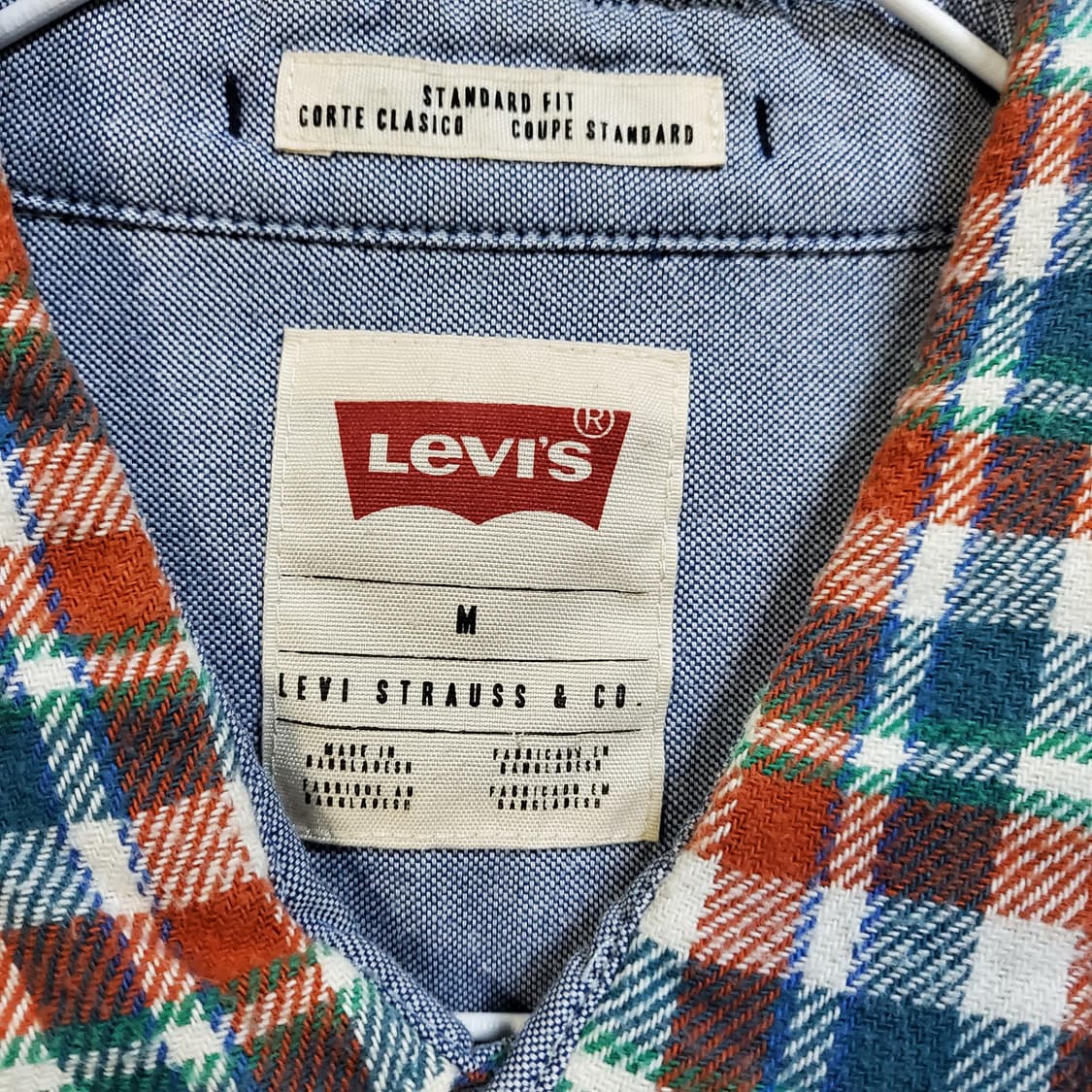 리바이스 플란넬 체크 셔츠 상품이미지3