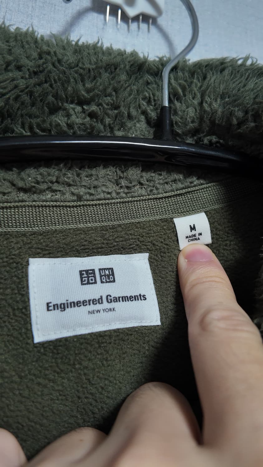 유니클로 엔지니어드가먼츠 후리스, 카키, M  상품이미지4