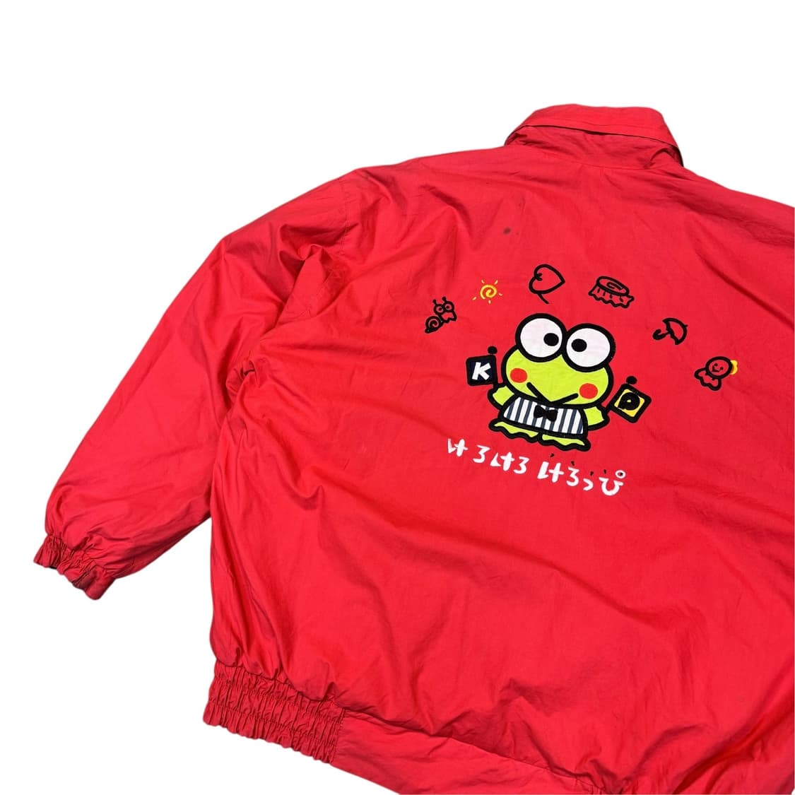 90s 케로케로 캐로피 제팬 블루종 자켓 (L)   상품이미지5