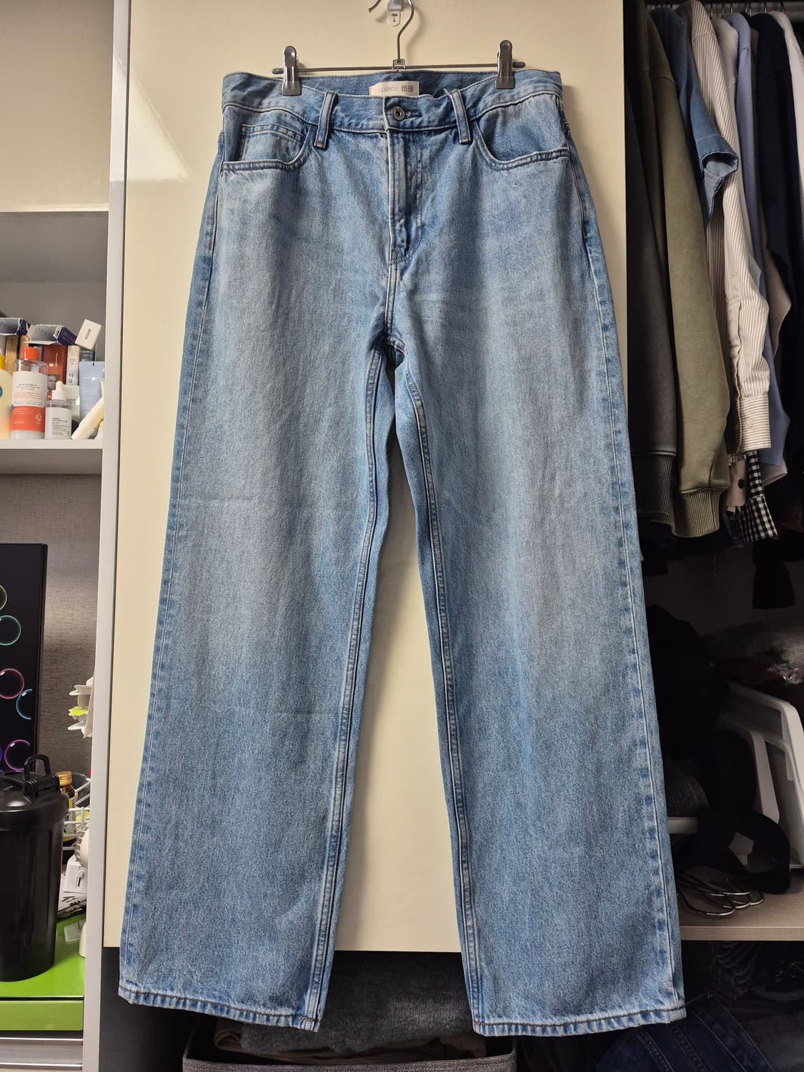 31) 유니클로_JWA 스트레이트진_일본판_63블루 (475600) 상품이미지2