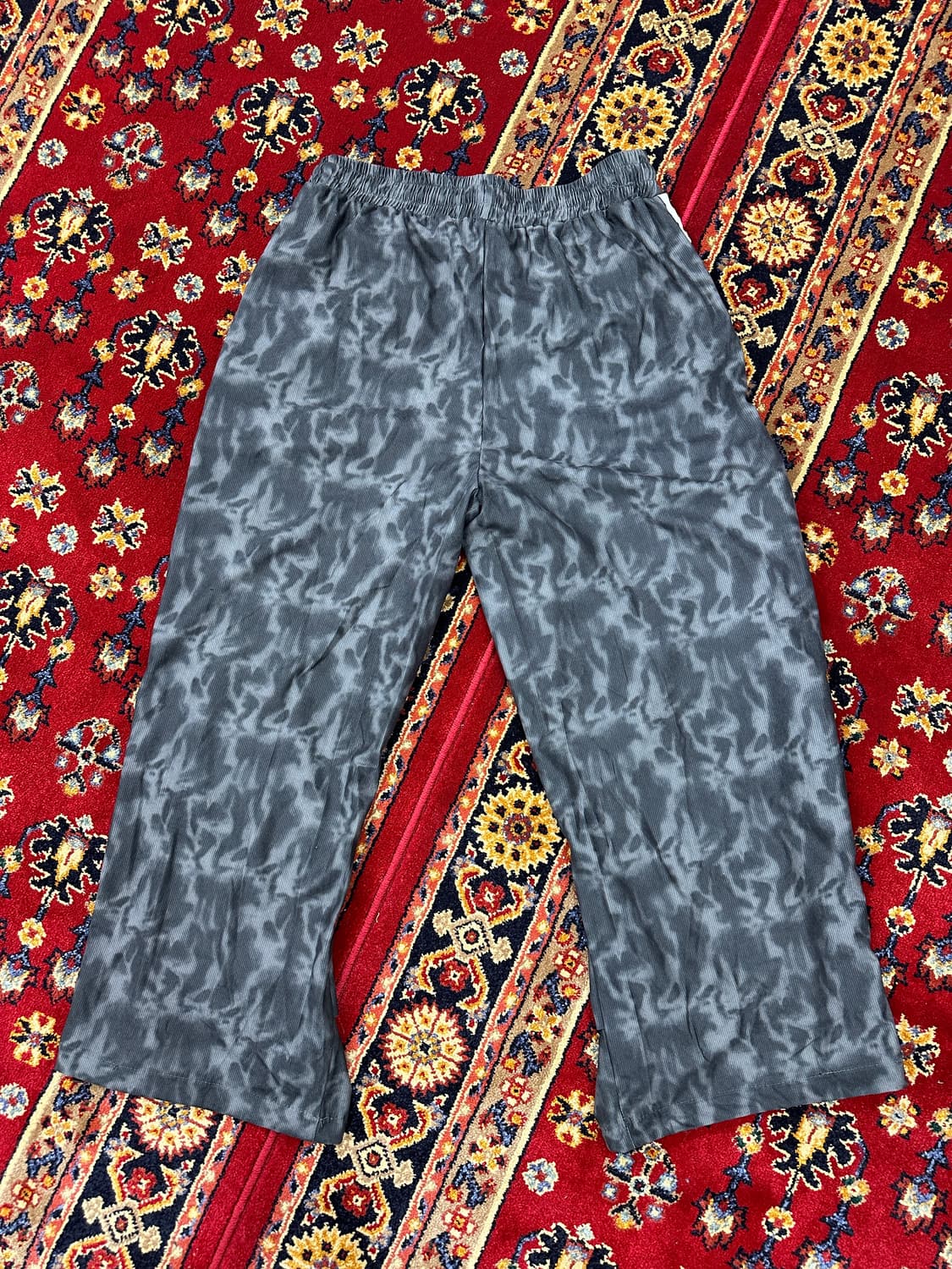 루즈핏 나염 삼선줄 커스텀 팬츠 상품이미지8