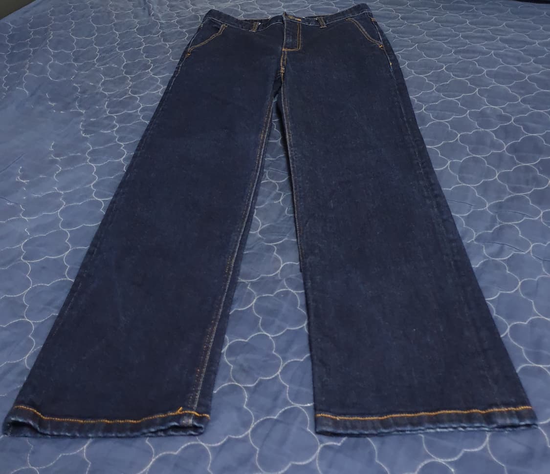 페이탈리즘 #0260 Crease 세미 와이드 핏 데님팬츠 (48) 상품이미지1