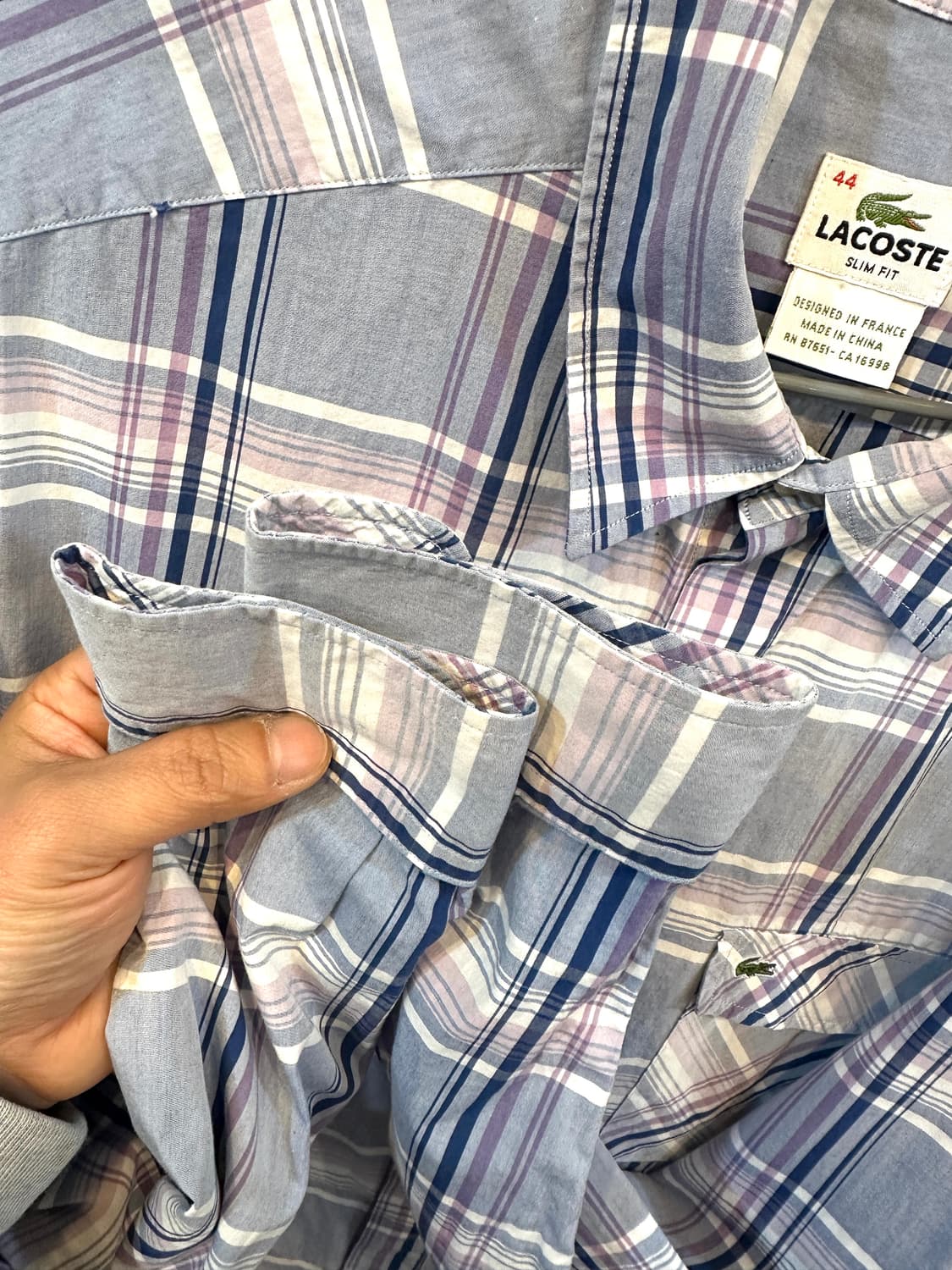 라코스테  체크셔츠 상품이미지5