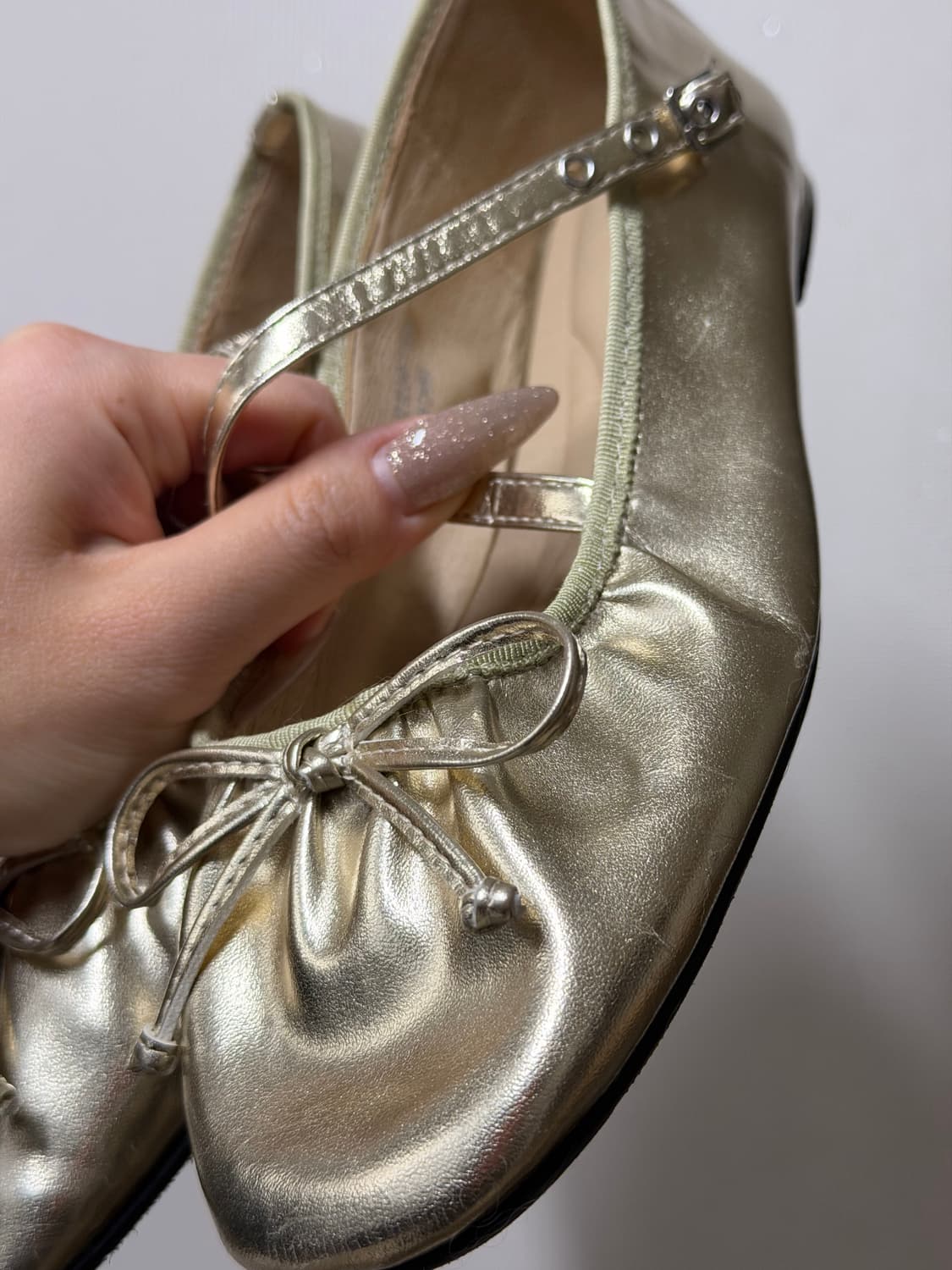 슈펜 발레리나 슈즈 골드 240 상품이미지7