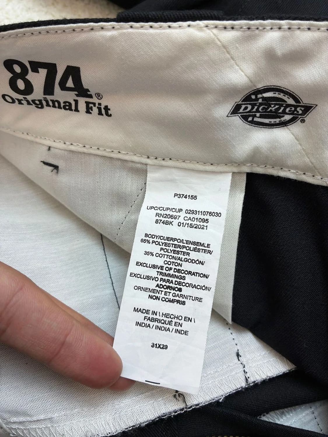 디키즈 874 워크 웨어 스트레이트 팬츠 PN5846 상품이미지9