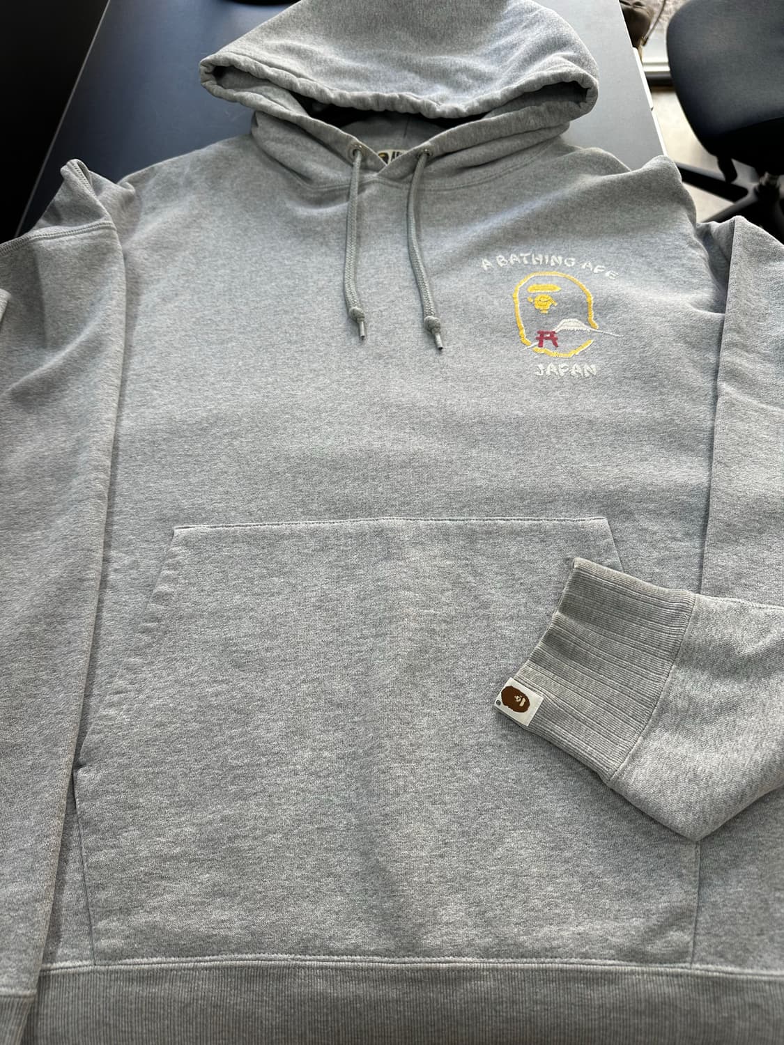 베이프 재팬 빅사루 루즈핏 풀오버 후드티 상품이미지4