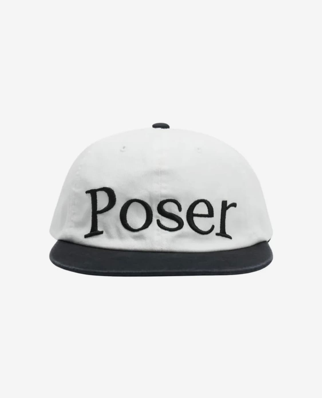 [구보]Poser Vintage Cap, white&black 상품이미지1