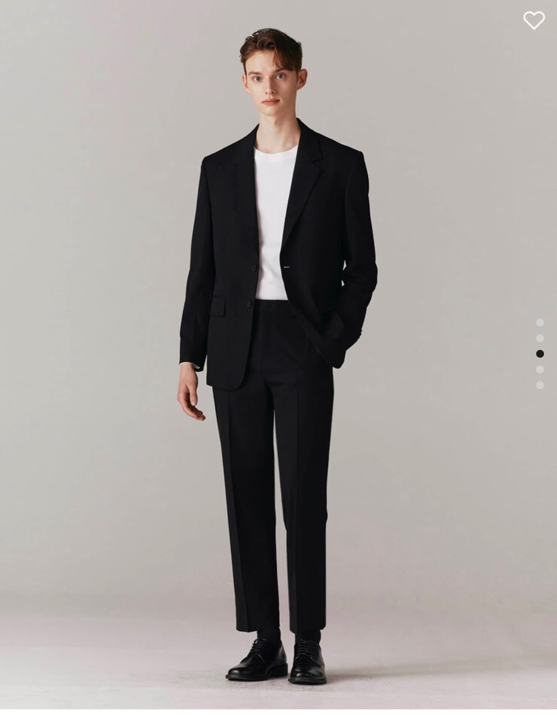 남자정장 컨셉원 TR 셋업 수트 블랙 100, 32 상품이미지7
