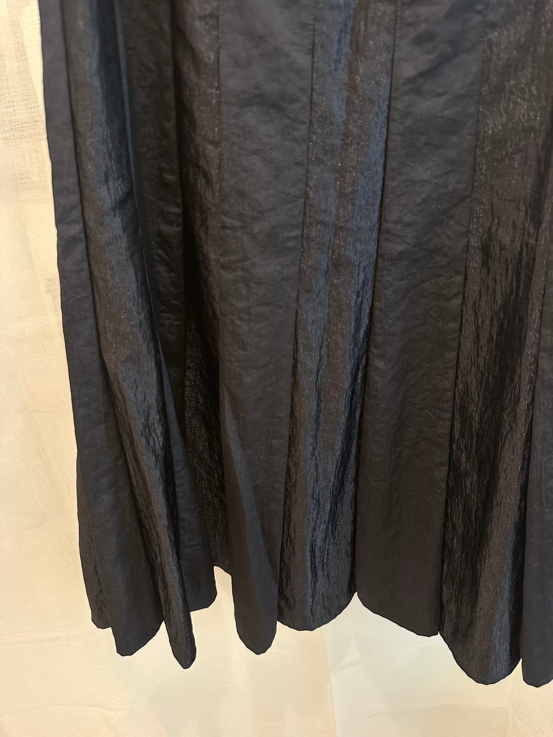 [SONIA RYKIEL] black nylon skirt  상품이미지5