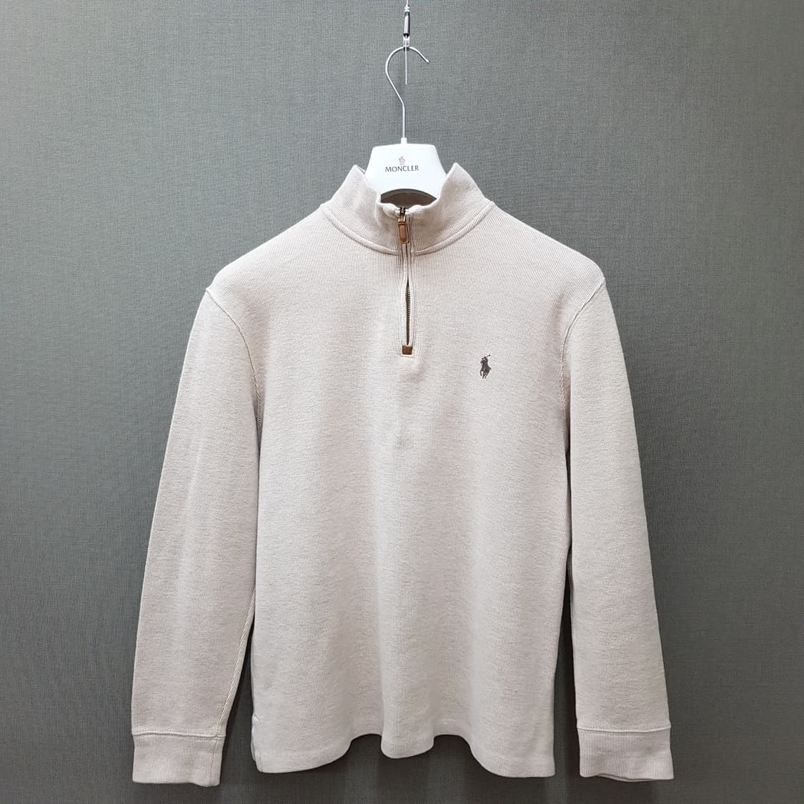 폴로 랄프로렌 하프집업 코튼 니트 M사이즈 상품이미지1