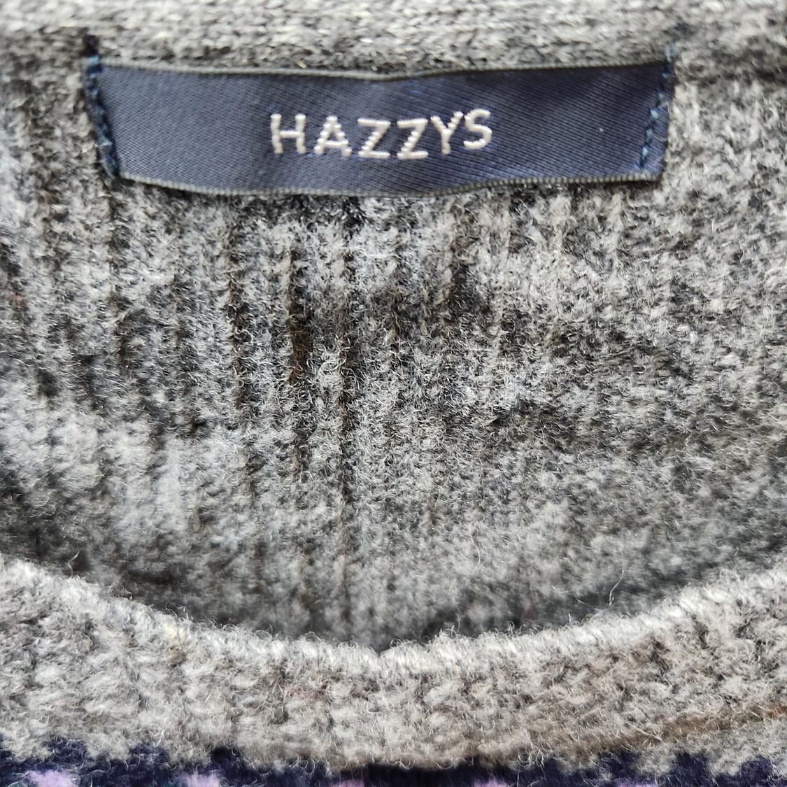 헤지스 페어아일 패턴 울 로고 니트 S 상품이미지6