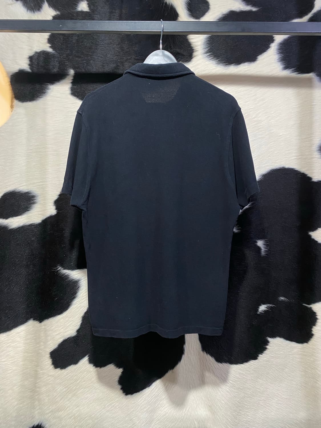 Burberry 칼라 체크배색 반팔 티셔츠 상품이미지5