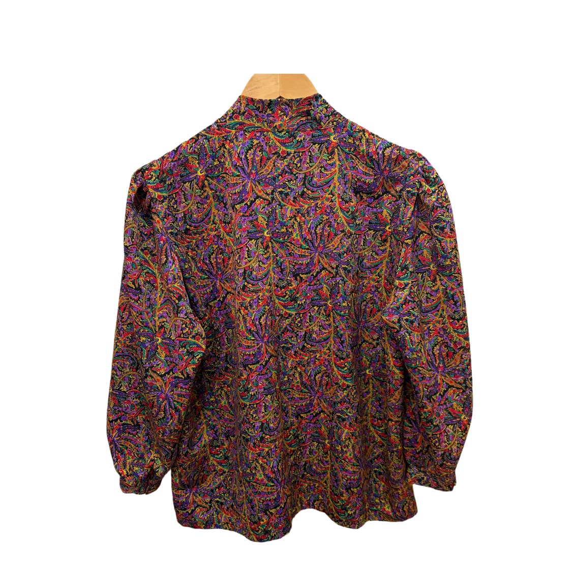 빈티지 리본 페이즐리 패턴 블라우스 상품이미지8