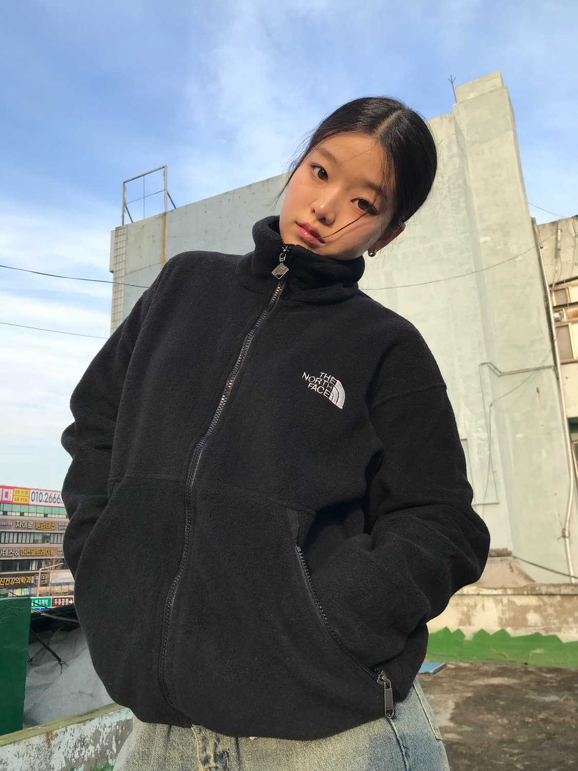 노스페이스 블랙 후리스 상품이미지3