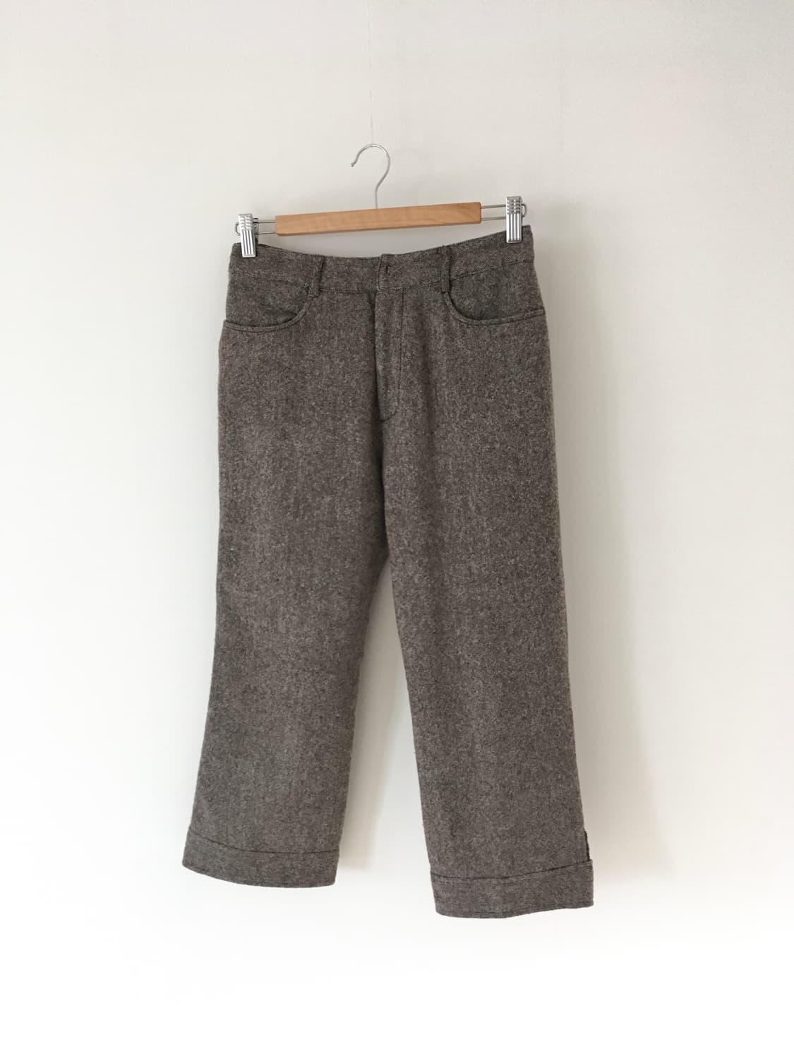 Button ankle wool pants  상품이미지5