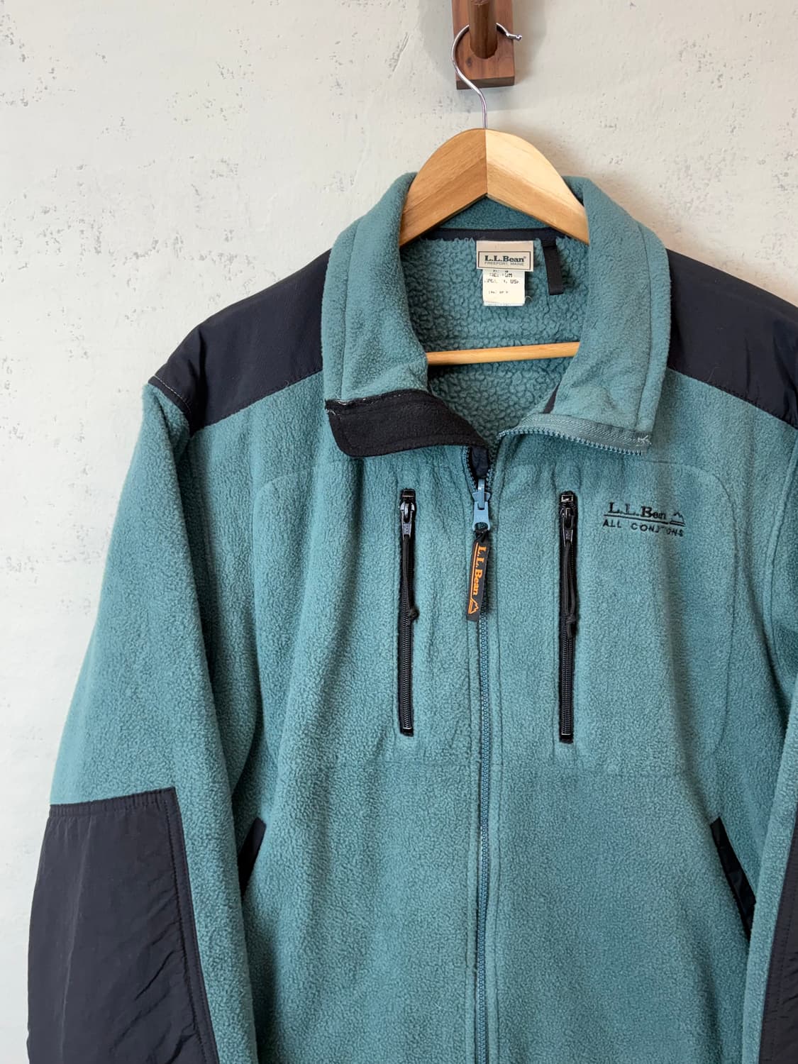 엘엘빈 90s 올컨디션 후리스 자켓 상품이미지4