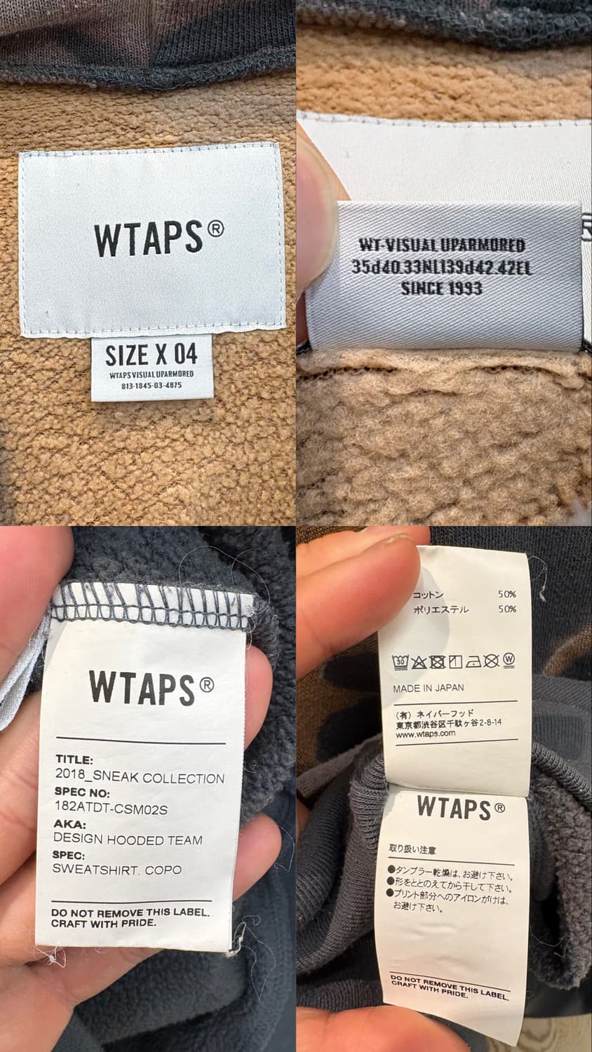 18FW 더블탭스 스네이크 컬렉션 후드 상품이미지10