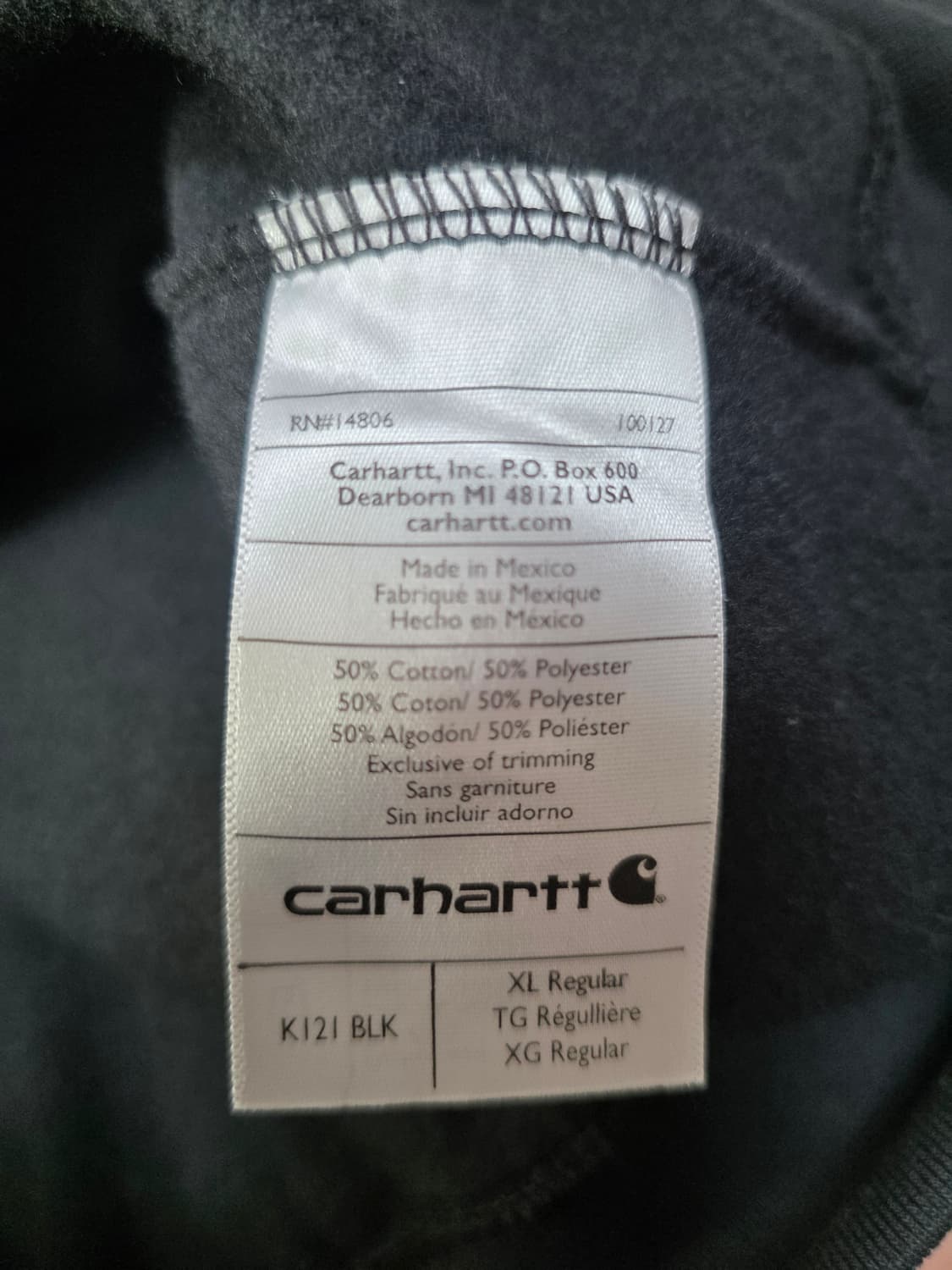 칼하트 기모후드티 상품이미지3