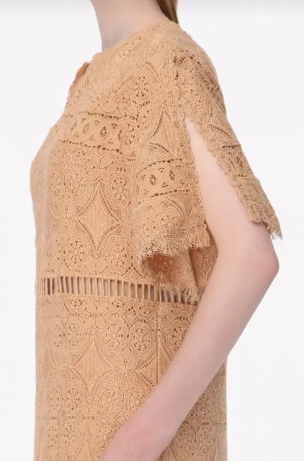 타임 슬리브리스 슬릿 레이스 원피스 55사이즈 상품이미지2