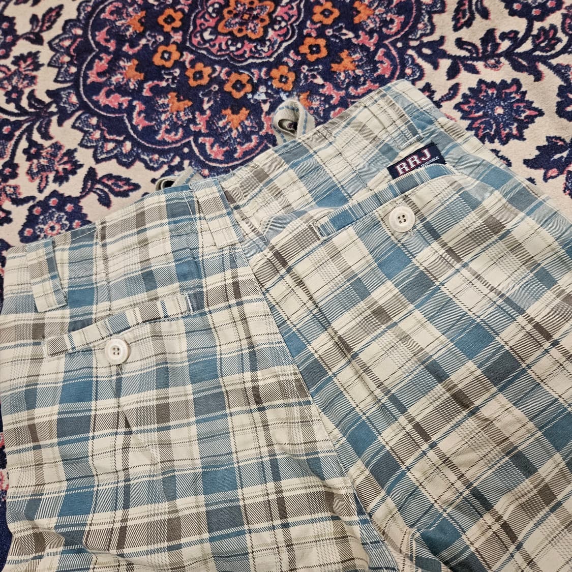 RRJ (ROUGH RIDER JEANS) 체크 반바지 상품이미지7