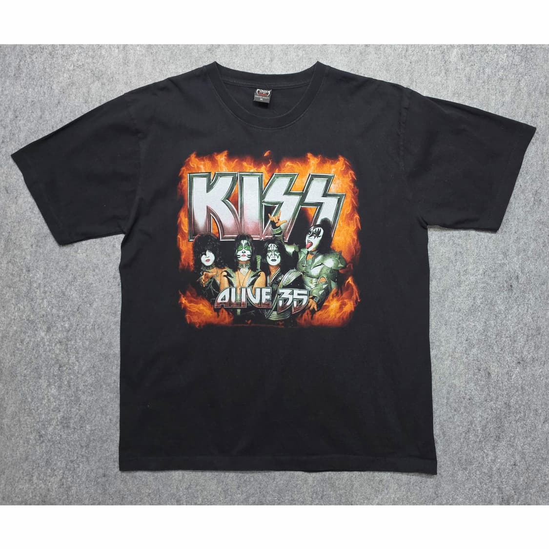Rockvolution 락볼루션 kiss 락밴드 락티 반팔티 XL 상품이미지1