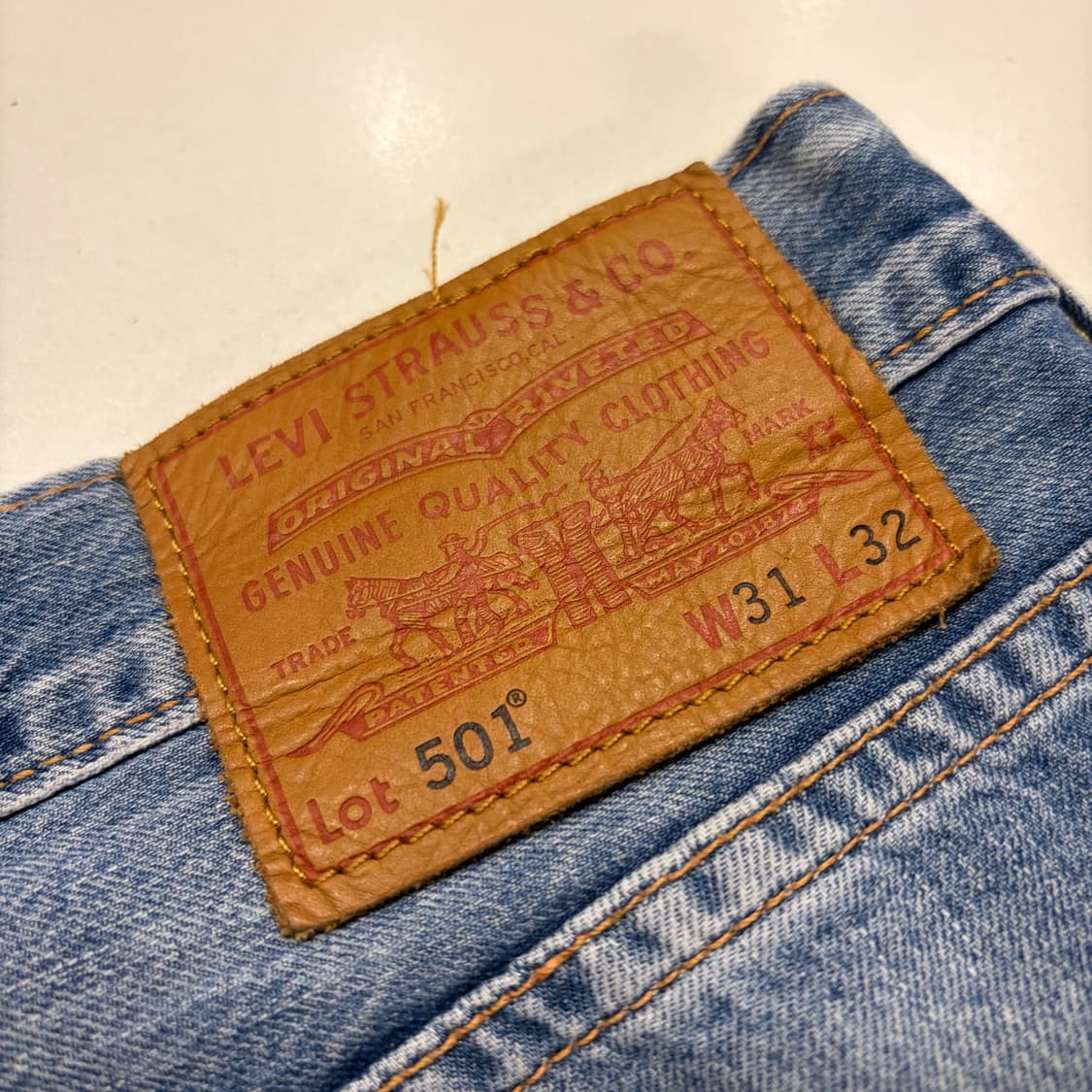 [31x32] 리바이스 501 청바지 데님 팬츠 B841 상품이미지4