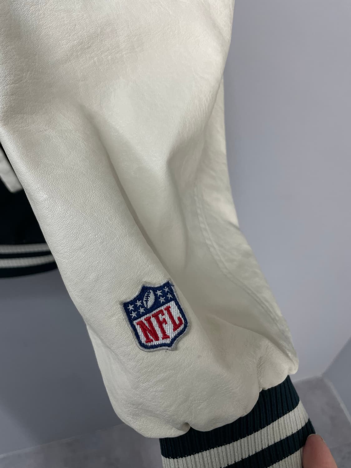 NFL 울 모직 레더 스타디움 바시티 자켓 H1560 상품이미지6