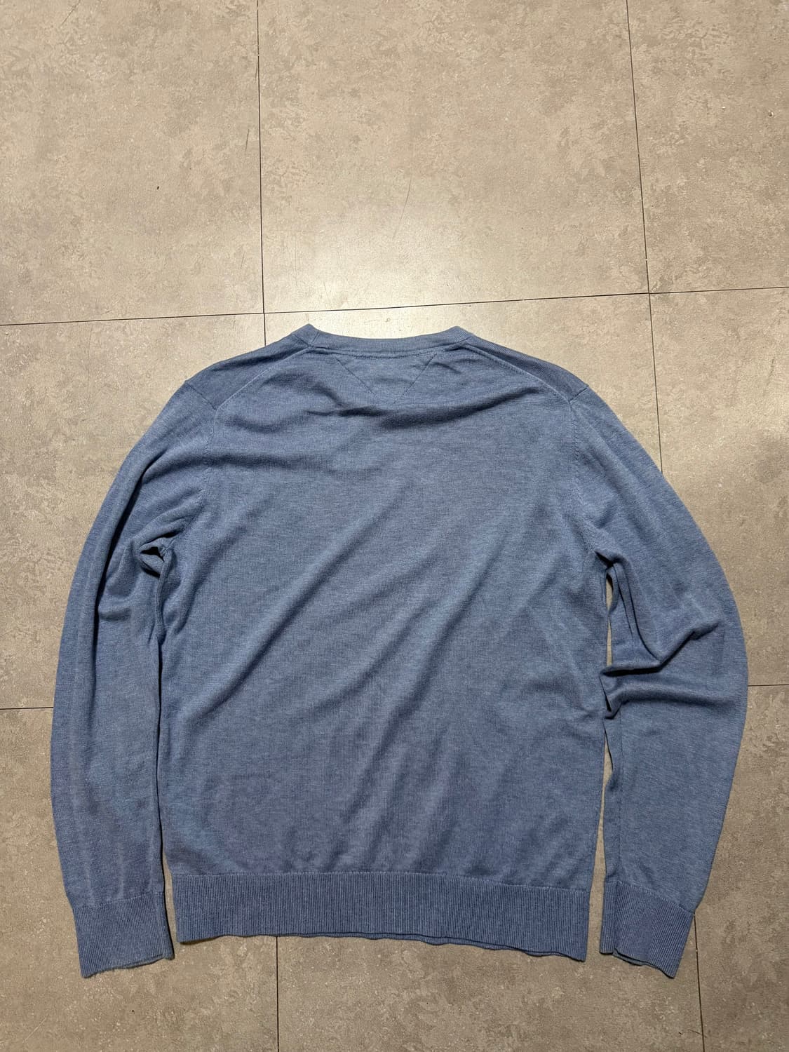 타미힐피거 빈티지 실크코튼  라운드넥 니트 100size   상품이미지6