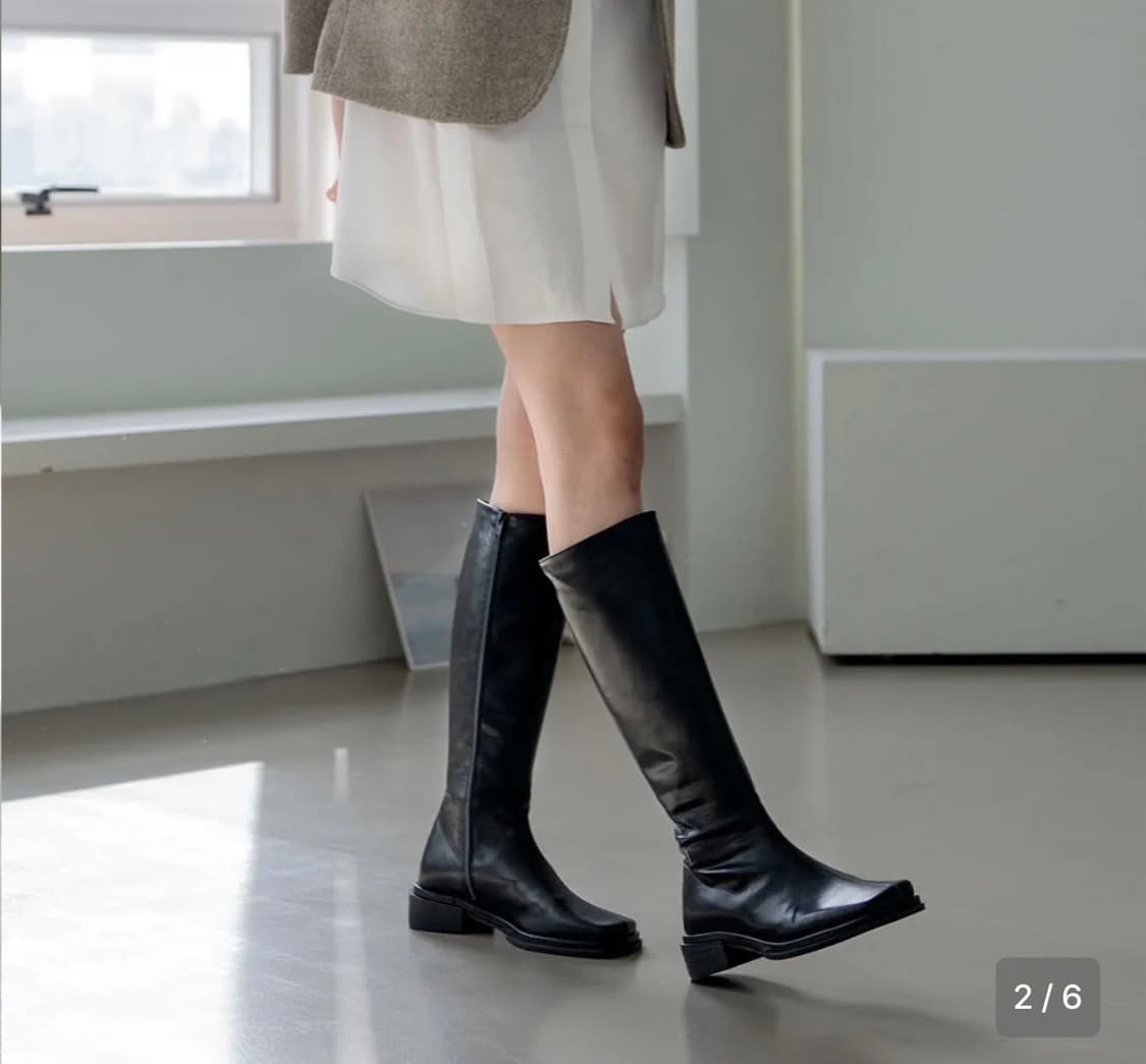 [착용3번]타크트로이메 Heritage-31 롱부츠 블랙 235mm 상품이미지4