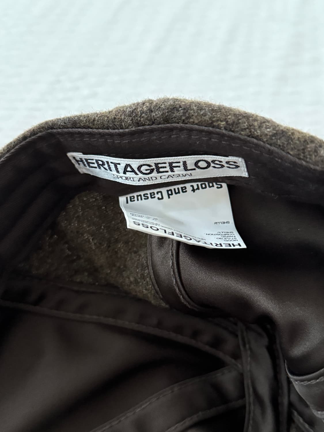 헤리티지플로스 울 레더 캡 상품이미지3