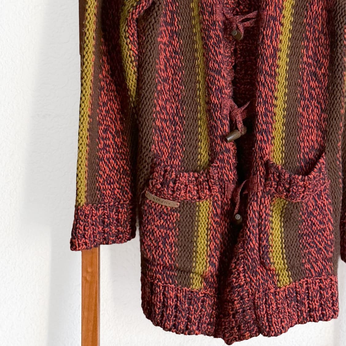 우든 하스켈 후드 가디건 상품이미지3