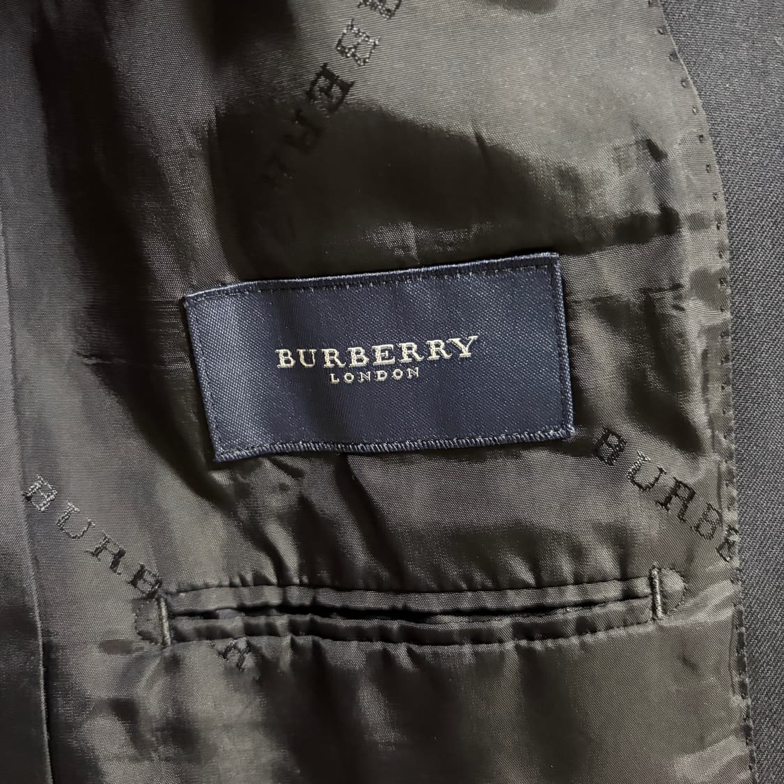 (민트급) 버버리 런던 엔틱골드 금장 블레이저 / 네이비, L 상품이미지7