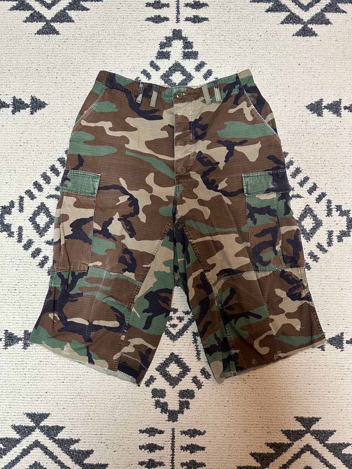 90s 미군 우드랜드 컷오프 팬츠 상품이미지2