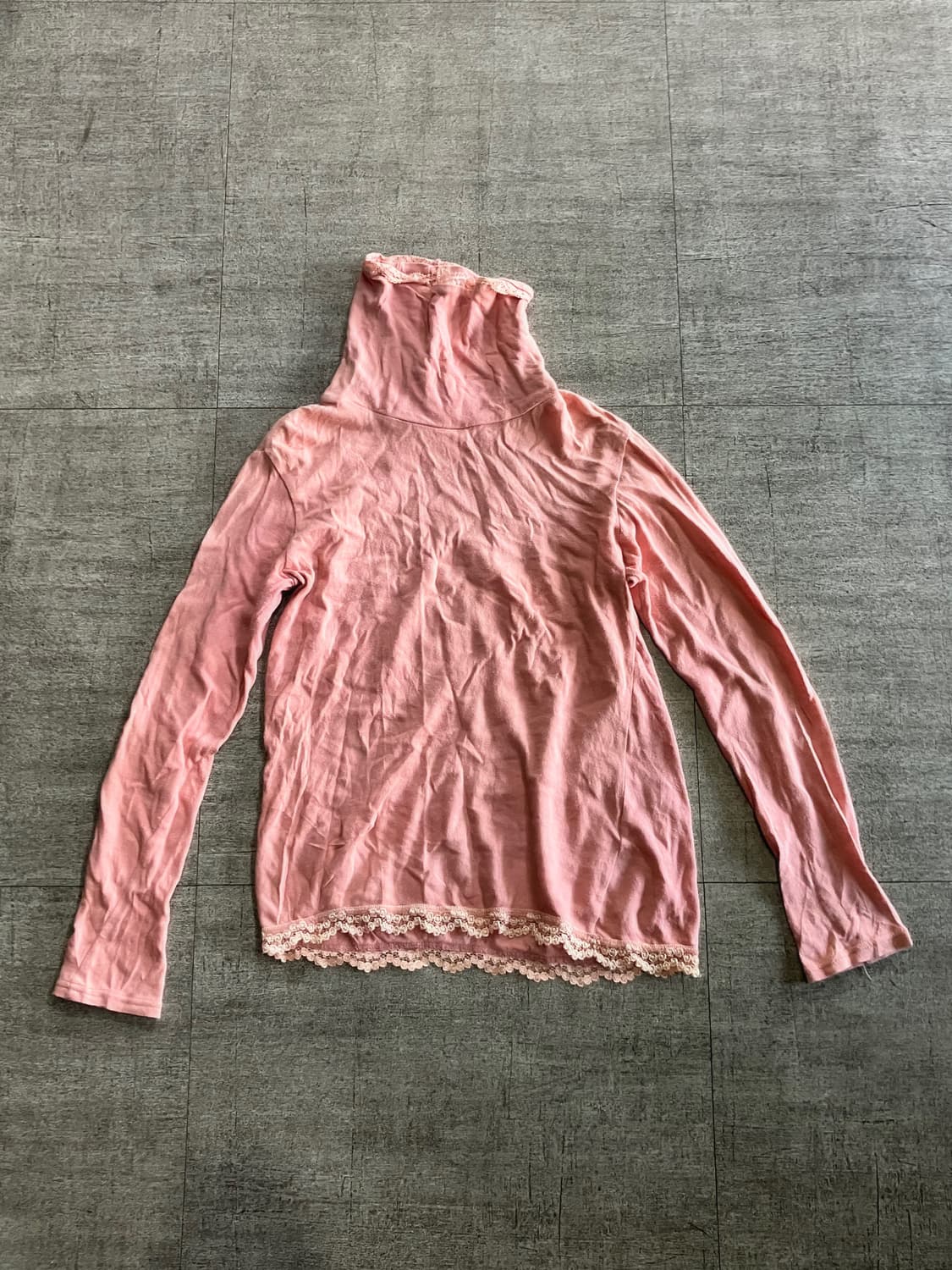 일본빈티지 Charla 하구미모리걸 달천깔페어리 공주풍 폴라티셔츠 상품이미지1