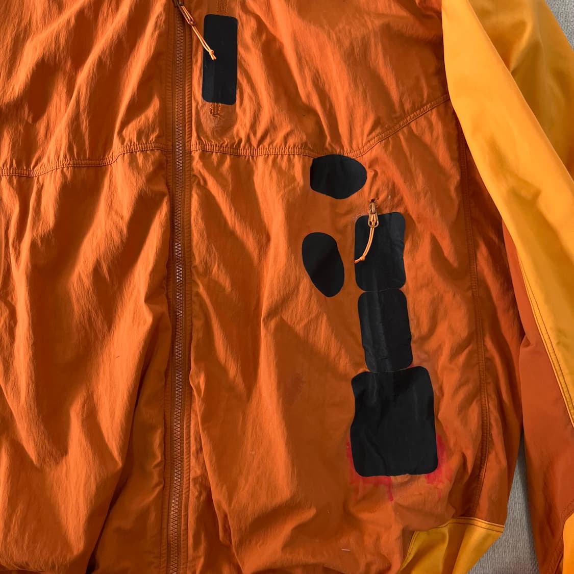 105 아크테릭스 오렌지 윈드브레이커 나일론 자켓 상품이미지6